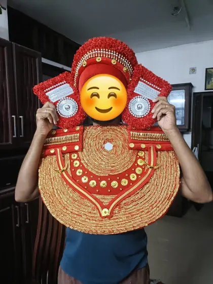 Theyyam Headgear & Chest Patch